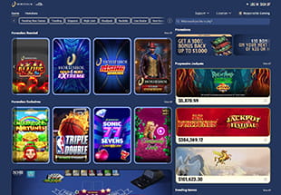 Horseshoe Online Casino Lobby