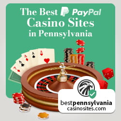 Paypal casino list with online casinos accepting PayPal deposits in Pennsylvania.