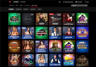 PokerStars Table Games